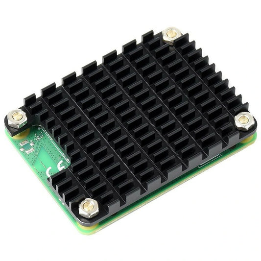 Aluminum Alloy Heatsink with Antenna Hole & Silicone Pad for Raspberry Pi CM4