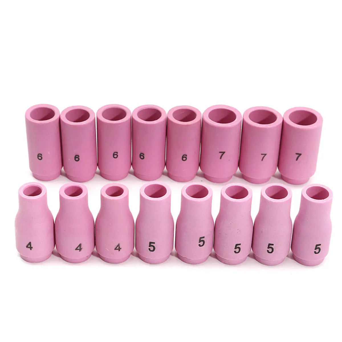 53-Piece TIG Welding Torch Replacement Parts Kit for WP-9/20/25 - Collet & Alumina Cup