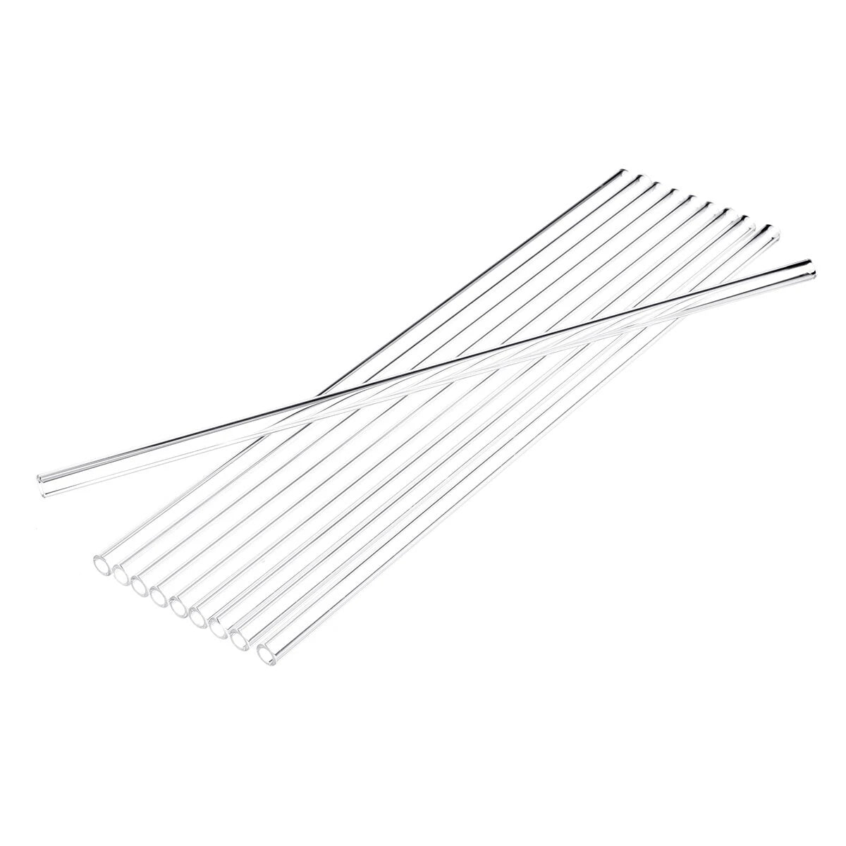 10pcs 8mm OD 1mm Thick 400mm Borosilicate Glass Blowing Tubes