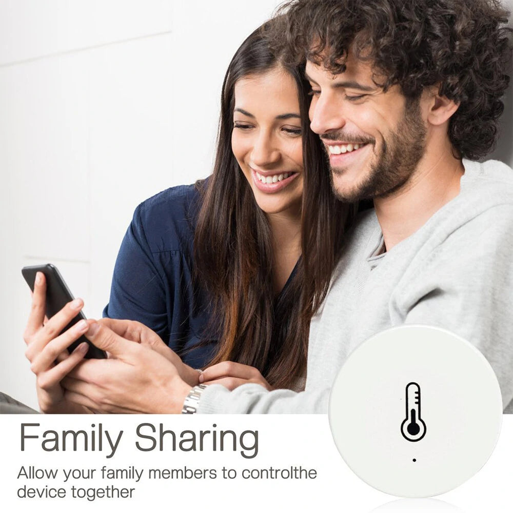 Tuya Zigbee Temperature & Humidity Sensor with Siren & Remote App Control