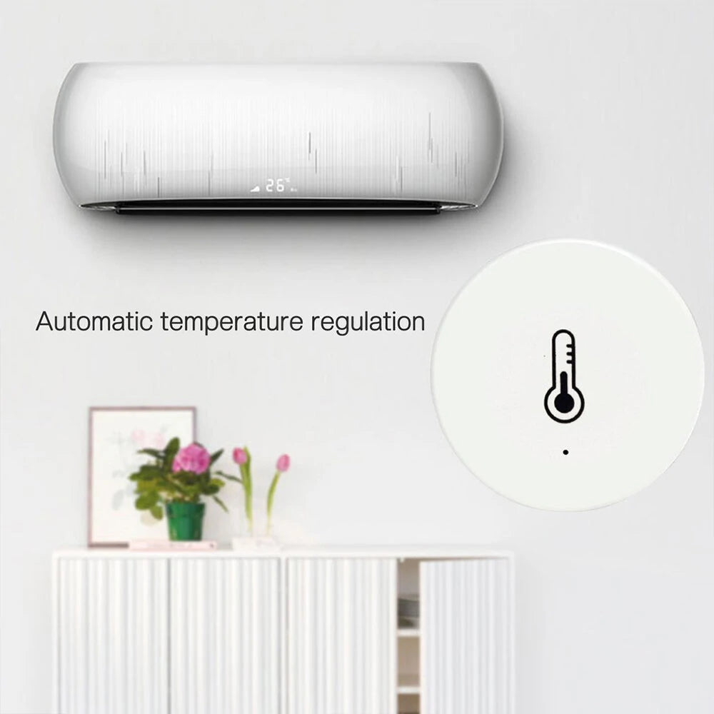 Tuya Zigbee Temperature & Humidity Sensor with Siren & Remote App Control
