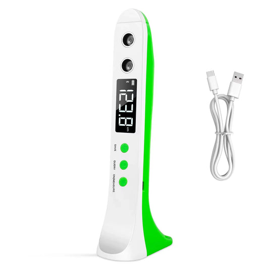 Rechargeable Portable LED Stadiometer with Temperature Reading, Measures 11.8-86.6in, Easy Home & Travel Use