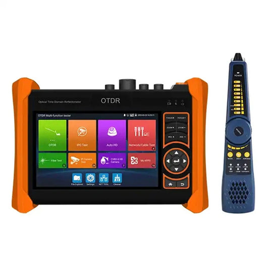 MT6500 Multifunction OTDR Fiber Optic & IPC Tester with Touchscreen, OPM, OLS, VFL, 4K IP Support, Cable Tracker, PoE & RJ45 TDR
