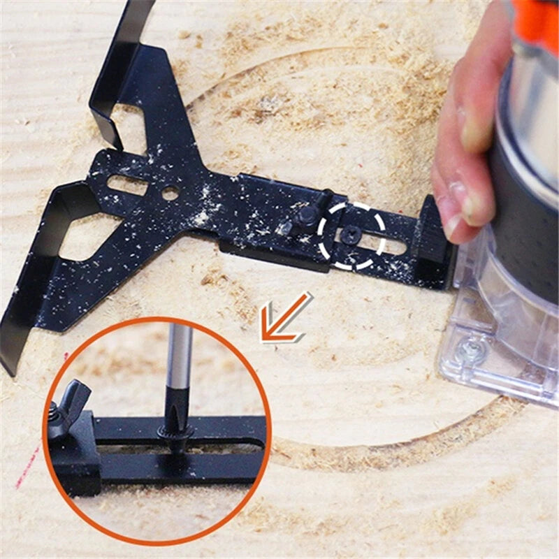 1100W Electric Hand Router 220V 35000RPM Corded Wood Trimmer Tool