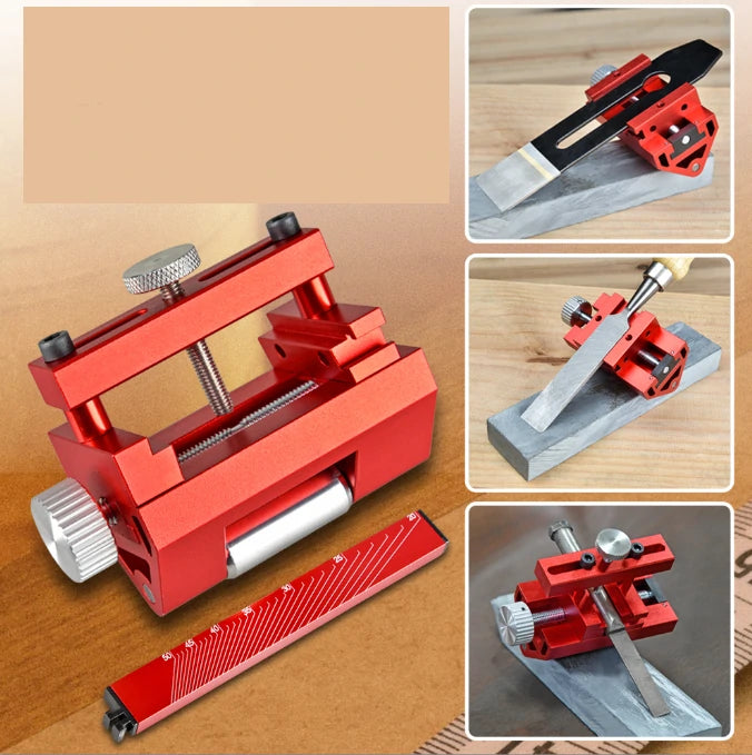 Aluminum Alloy Honing Guide for Whetstone Sharpening - Chisel Jig Roller and Kitchen Gadgets