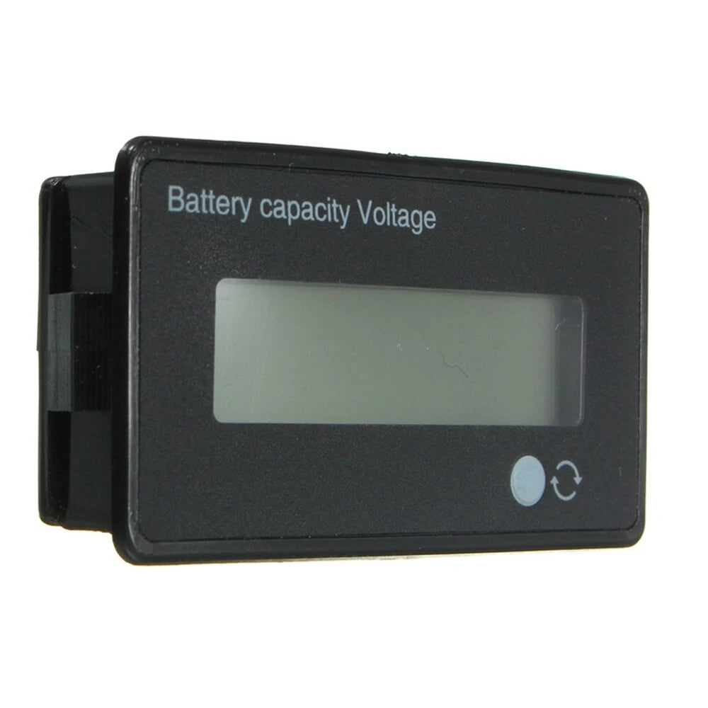 5Pcs Multi-Voltage LCD Battery Capacity Indicator Digital Voltmeter for Lead Acid & Lithium Batteries