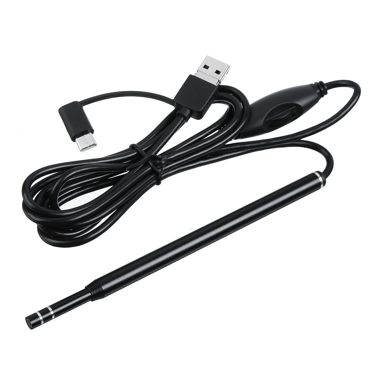 Ear Endoscope AN101 3-in-1 HD Visual Ear Cleaning Tool with 5.5mm Camera, Multifunctional Earpick for Android & PC