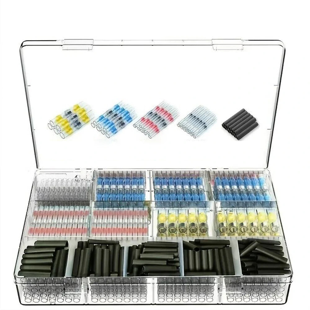 800PCS Waterproof Heat Shrink Solder Seal Wire Connectors Kit