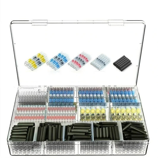 800PCS Waterproof Heat Shrink Solder Seal Wire Connectors Kit