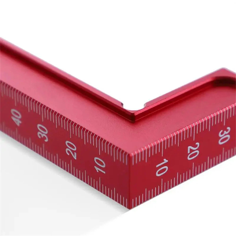 RUITOOL 90 Degree L Square Ruler, 75x45mm Aluminum Alloy Woodworking Scriber