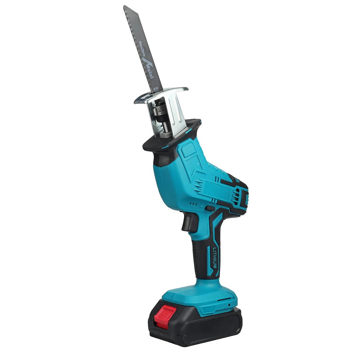 Wolike 88VF Cordless Reciprocating Saw - Battery Powered Electric Saw for Metal, Wood, PVC, Tree with 4 Blades & Makita-Compatible Battery