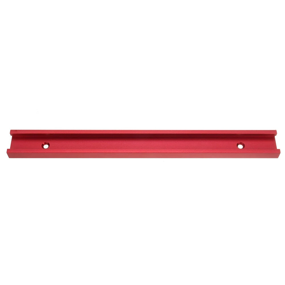 Adjustable Red T-slot Miter Track 300-1220mm for Woodworking Table Saw & Router Table, 30x12.8mm Fixture