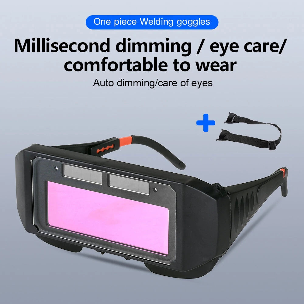 Auto-Darkening Welding Goggles - Automatic Light Dimming Eye Protection Accessories