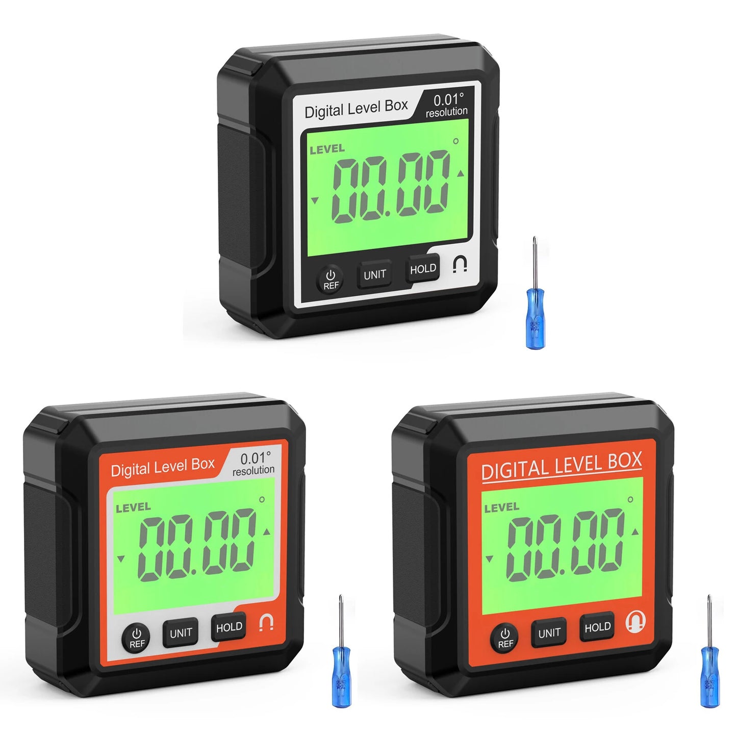 Digital Magnetic Angle Gauge Protractor with Backlight for Carpentry Tools