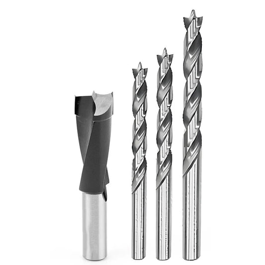 ENJOYWOOD Precision Hole Cutter Set: 15mm Cutter & 7mm, 8mm, 10mm Drill Bits with Aluminum Alloy for Drill Guide