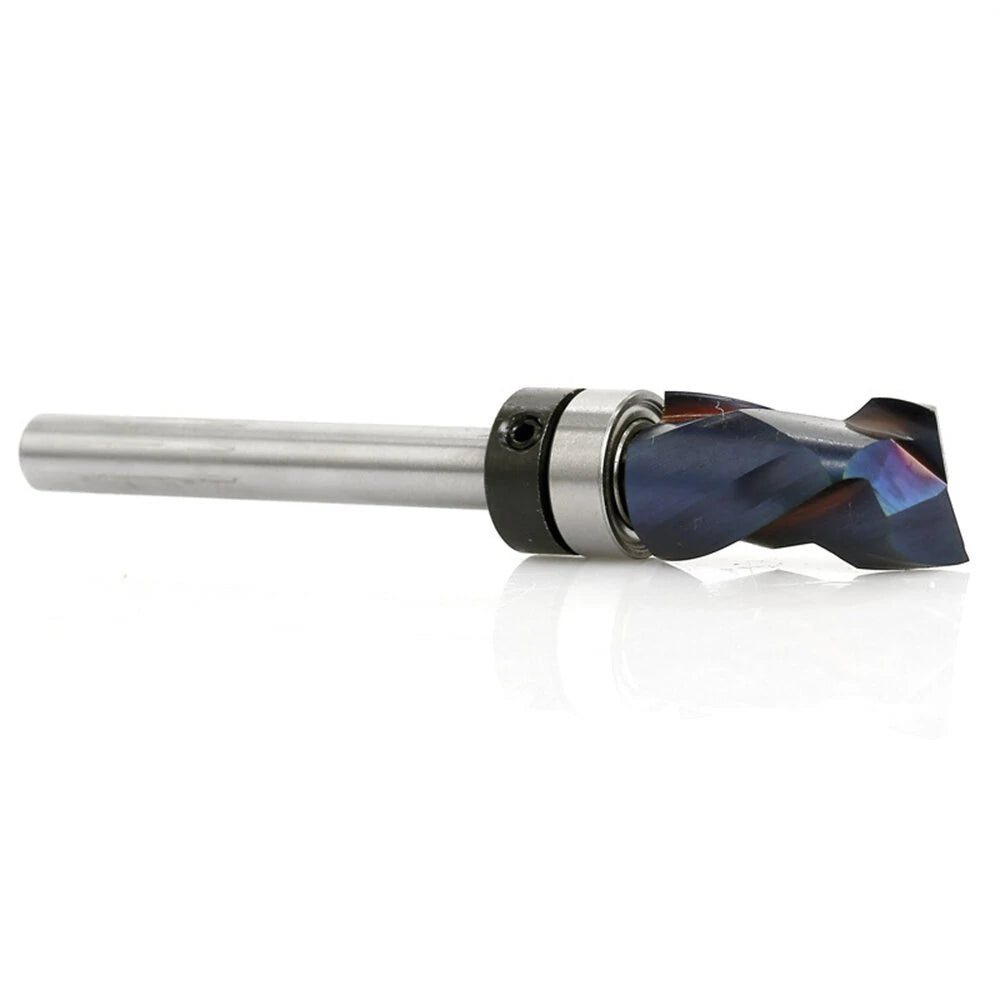 High-End Blue Nano Coated Milling Cutter with Extended Hard Alloy Shaft for Precision Woodworking