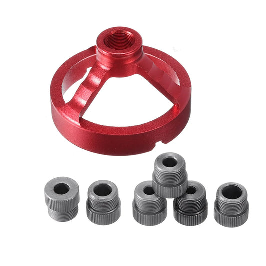 Adjustable Drill Guide Punch Locator for Woodworking, 5-10mm Aluminum Alloy