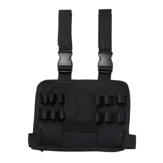 Heavy Duty Tear-Resistant Tool Belt Bag with PE Partition & Tool Loops for Electricians, Carpenters, Mechanics - 30x25x2 cm