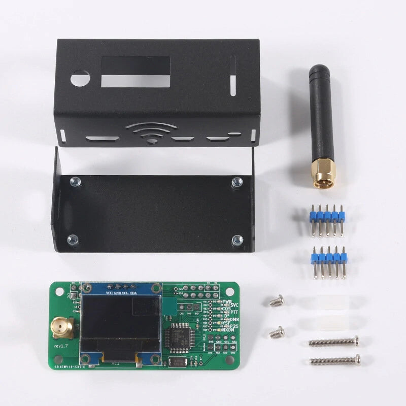 Aluminum Shell UHF/VHF Antenna with MMDVM Hotspot for Raspberry Pi - P25, DMR, YSF Supported