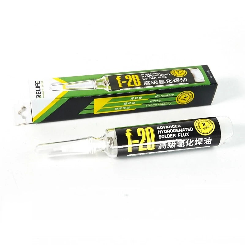 Lead-Free No-Clean SMD Soldering Flux for PCB BGA Phone Repair - RELIFE F-20 Solder Paste