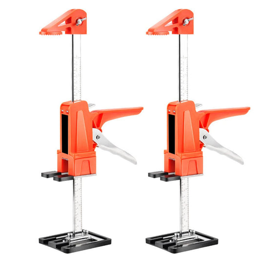 2PCS Labor-Saving Arm Jack Clamps: 400KG Lift Woodworking Tool for Door, Panel, Cabinet