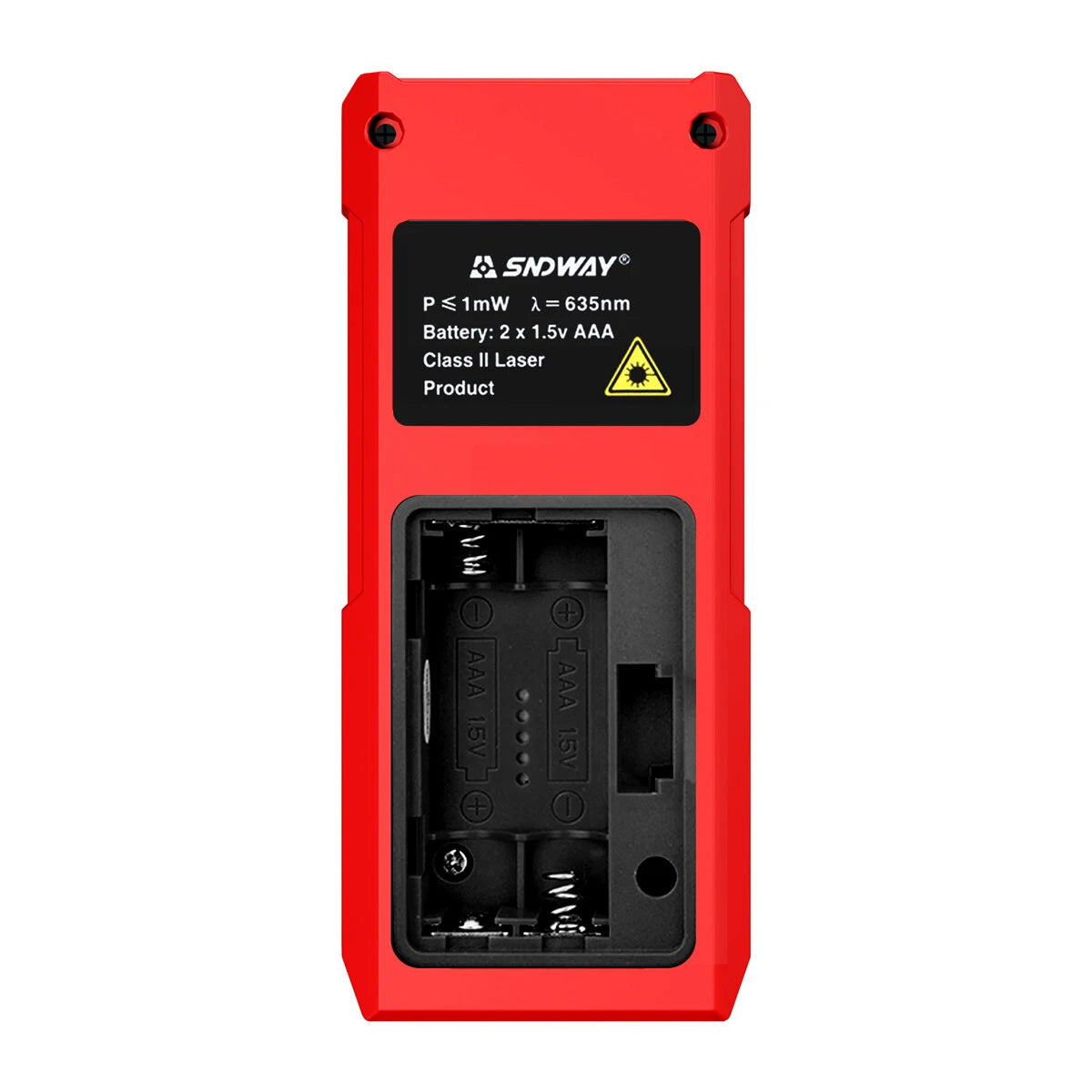 SNDWAY Laser Distance Meter Rangefinder with Angle Sensor & Backlight - Available in 50m, 70m, 100m, 120m - Waterproof & Digital Level