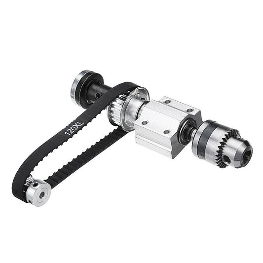 Small Lathe Spindle Assembly with JTO/B10/B12/B16 Drill Chuck Set and Trimming Belt