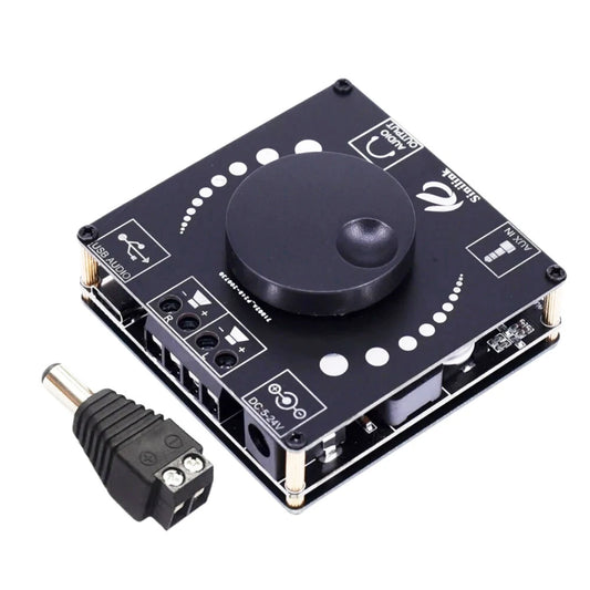 50Wx2 HiFi Bluetooth 5.0 TPA3116D2 Stereo Amplifier Board with USB & AUX