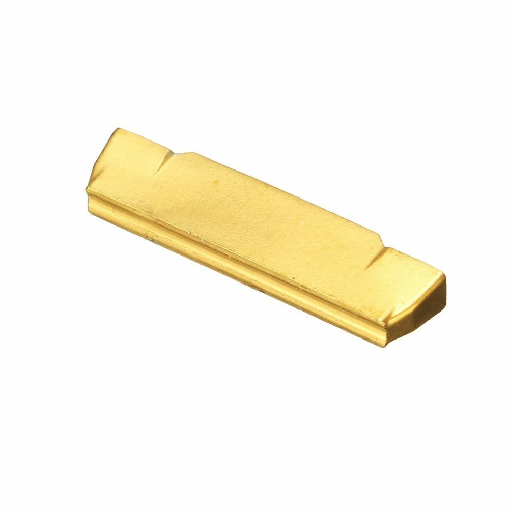 Drillpro 10Pcs MGMN200-G Carbide Inserts for MGEHR/MGIVR Grooving & Cut-off Lathe Cutter Tools