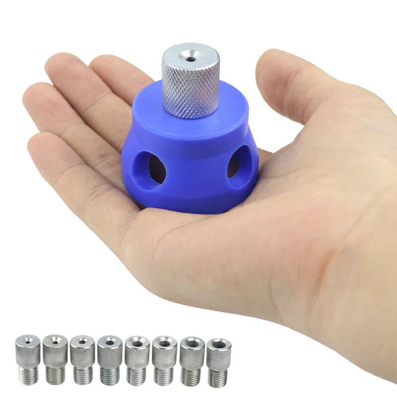 Precision Handheld Woodworking Drill Locator | 3-10mm Circular Tenon Positioning Tool for DIY Projects