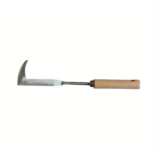 Ergonomic Wood Handle Weeding Machine with Crack Weeding Feature - Versatile Garden Tool for Lawn and Yard Care