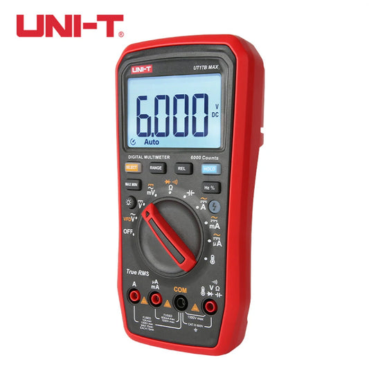 True RMS Digital Multimeter UNI-T UT17B MAX - Auto Range Voltmeter Ammeter with Frequency and Capacitance Tester for VFD