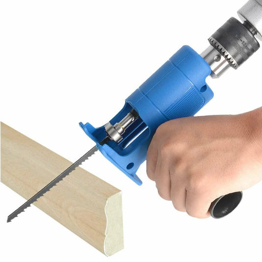 Drillpro Reciprocating Saw Adapter for Electric Drill - Wood & Metal Cutting