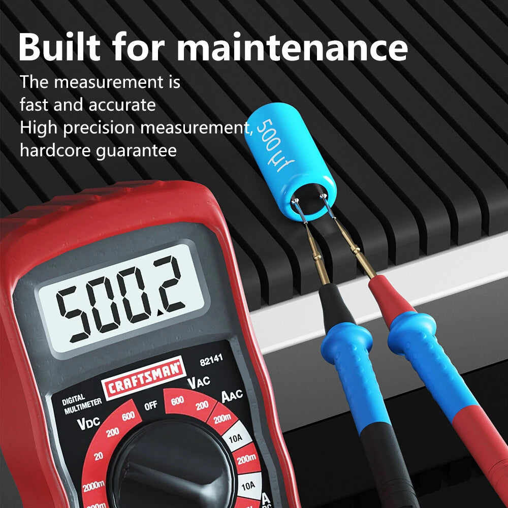 MA ANT P23A Multimeter Test Lead Set – 1000V 23A, 316 Stainless Steel, Silicone Wire, Detachable Tips