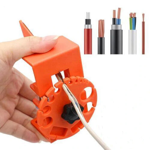 Adjustable Manual Handheld Cable Stripper for Rubber Insulation