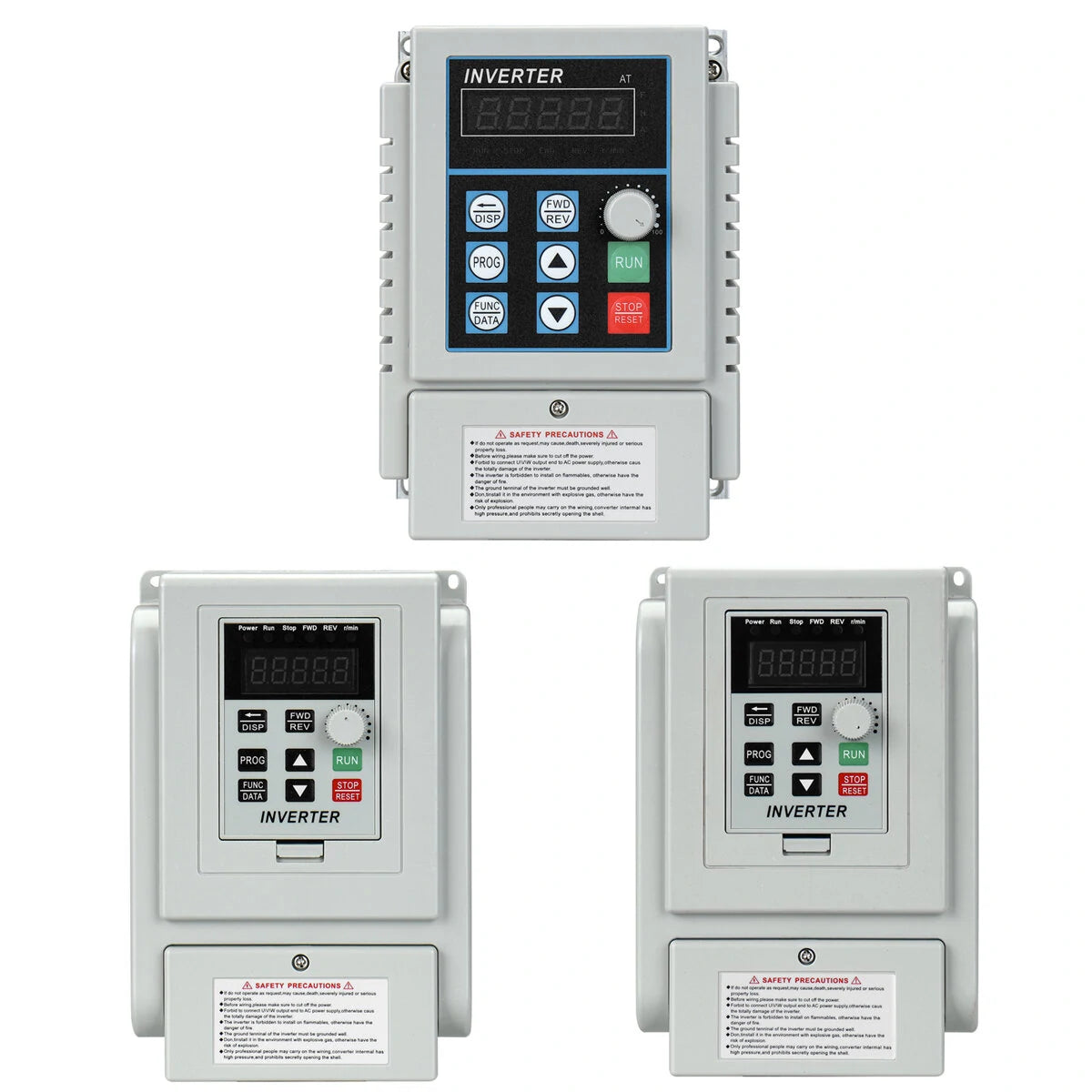 Universal Frequency Converter 0.75/1.5/2.2KW, 110V Input to 220V Output, Global Use, Overcurrent and Overvoltage Protection, Ideal for Fans, Pumps, Compressors