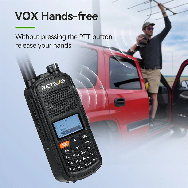 Retevis A61 5W IP67 Waterproof AM FM Air Band Walkie Talkie, GPS, Analog Ham Radio, Type-C Charging, Aviation Receiving Transceiver - NOAA Support