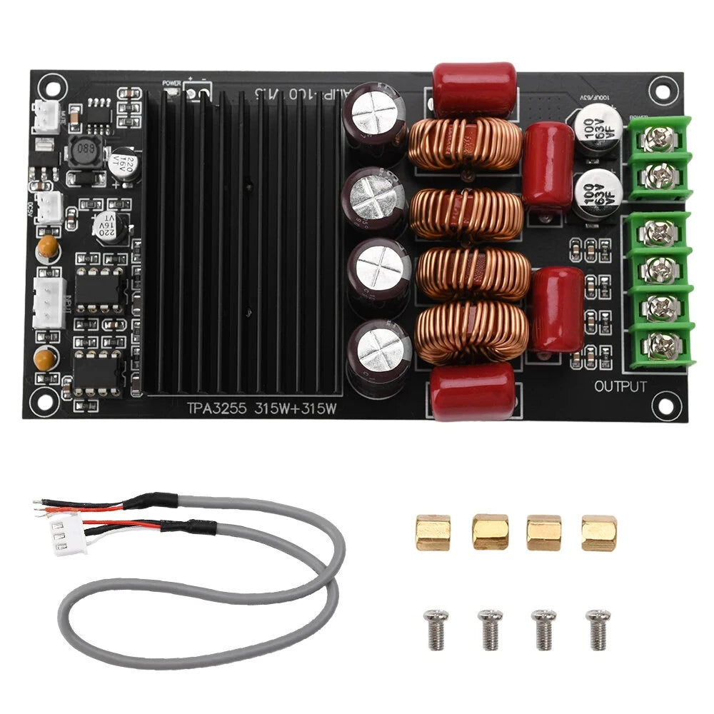 TPA3255 Dual Channel 2x300W HiFi Stereo Audio Amplifier Module - High Fidelity Sound Quality