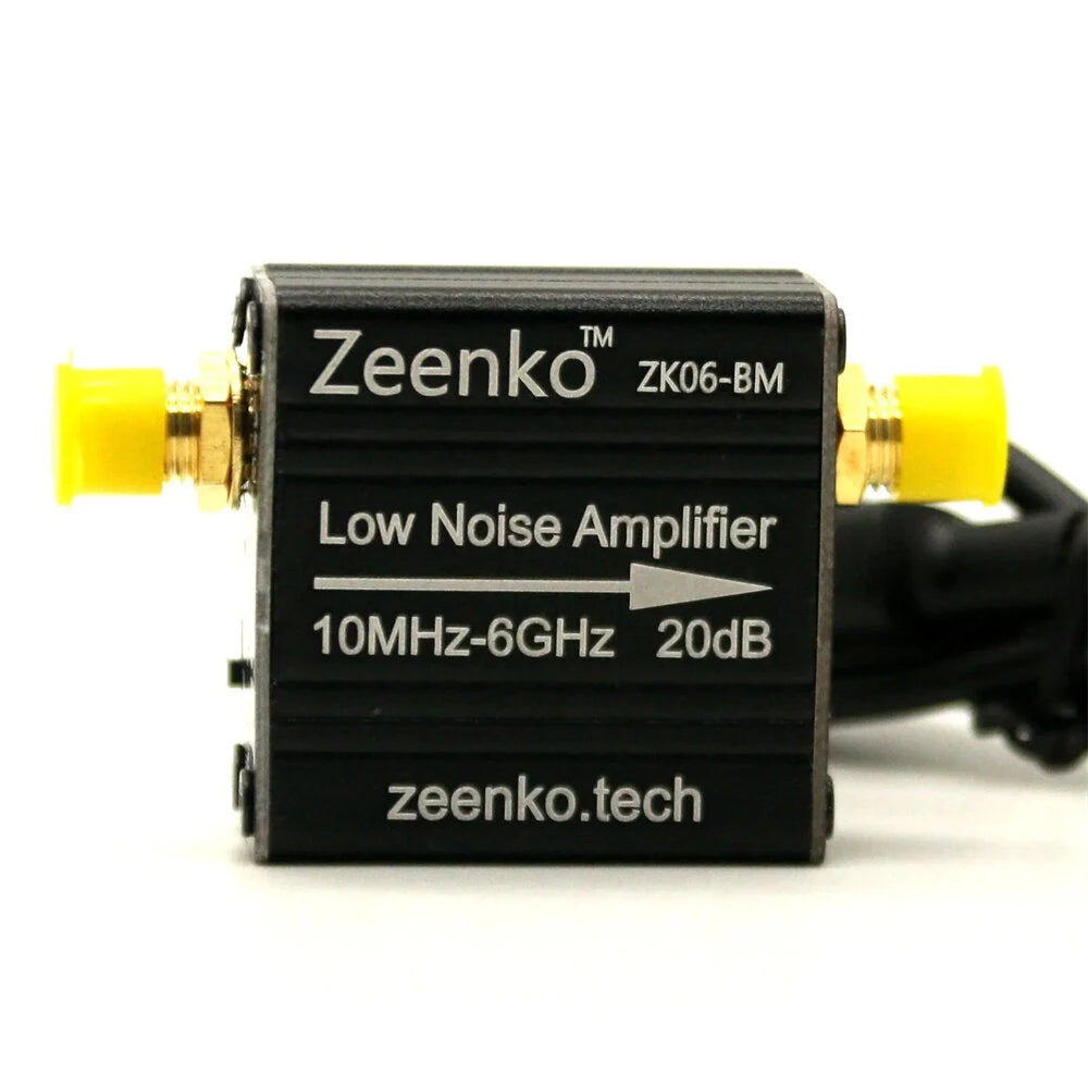 Zeenko BM Series USB Low Noise RF Amplifier 100KHz-10GHz 20dB Gain with Built-in Battery