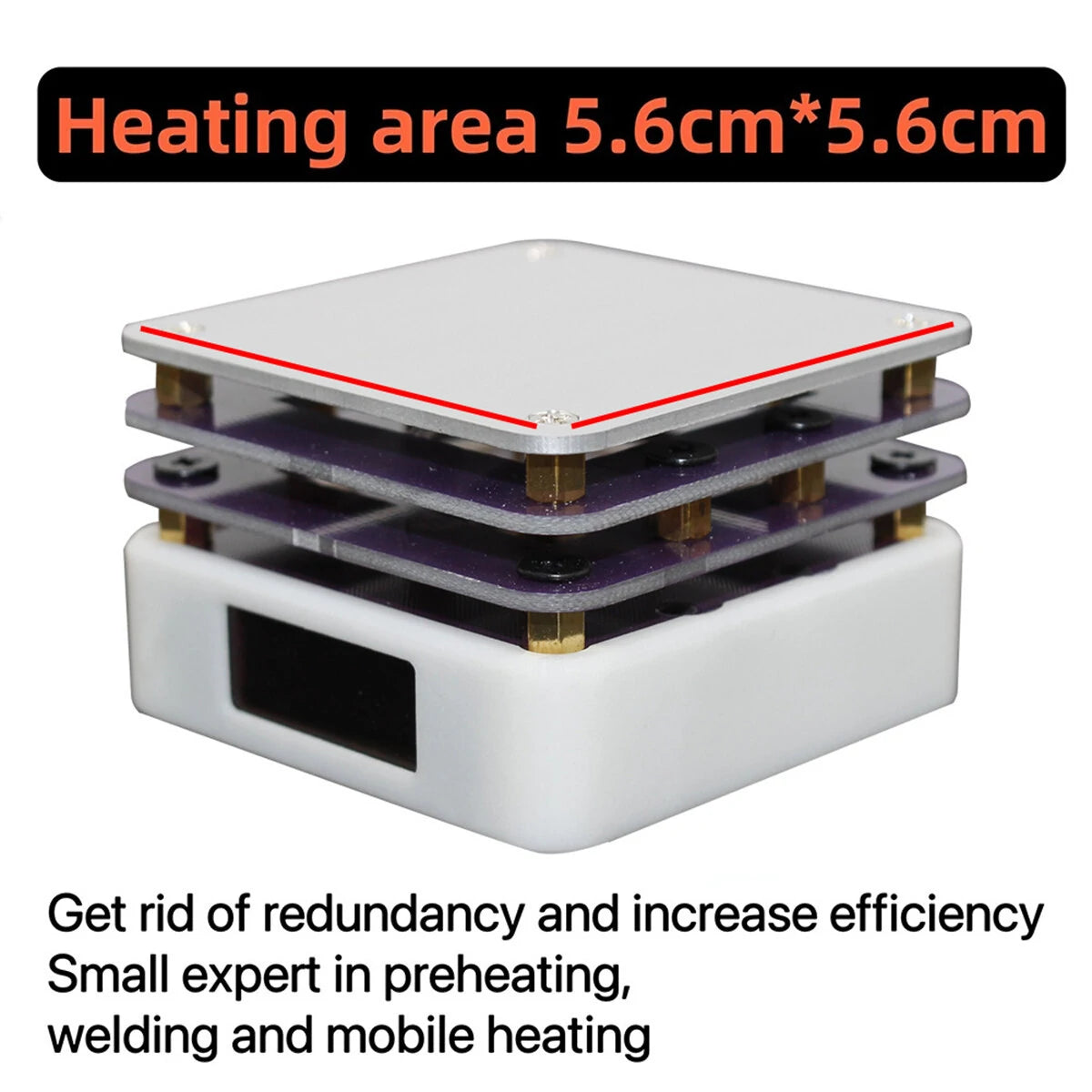 Ultra-Compact 65W Smart LED Soldering Station with USB-C, Precision Temperature Control for Electronics & Crafts