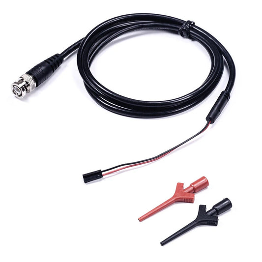 User-Friendly Oscilloscope Probe with BNC Female Head & Mini IC Clip RG58 for Radio Frequency & Electronic Testing