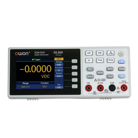 Owon XDM1041 High Accuracy USB Digital Multimeter, 55000 Counts, 3.5-inch TFT LCD