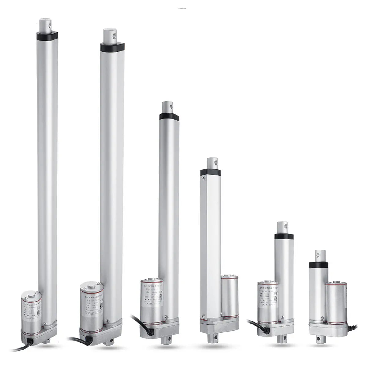 DC 12V Linear Actuator Motor, 900N, 2-20 Inch Stroke, 50-500mm Tubular Motor