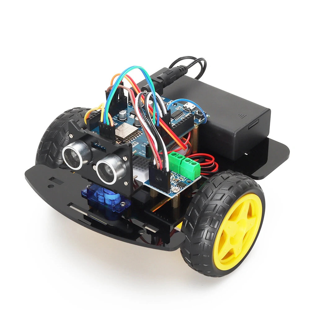 2WD Smart Robot Car Kit for Arduino: ESP8266 ESP12E D1 WiFi Board - Automation & Electronic Robotics Starter Kit