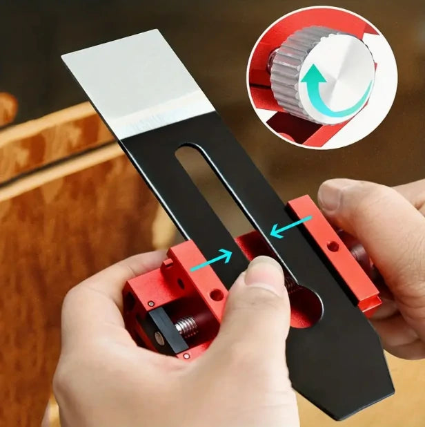 Aluminum Alloy Honing Guide for Whetstone Sharpening - Chisel Jig Roller and Kitchen Gadgets