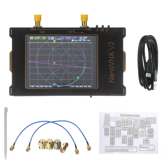 NanoVNA V2 3G Vector Network Analyzer 50KHz-3GHz Antenna for Windows