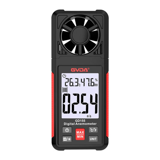 GVDA Digital Moisture Meter for Wood & Building Materials - LCD Display Hygrometer & Damp Detector