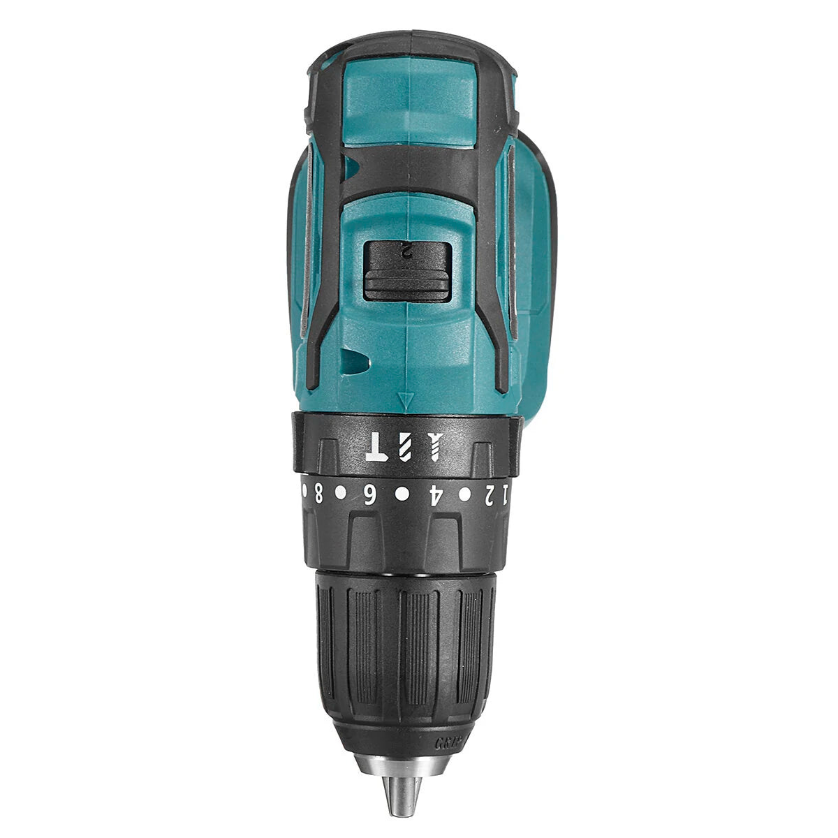 Drillpro Cordless Brushless Impact Drill Driver, 10mm/13mm, Rechargeable Electric Screwdriver Compatible with Makita