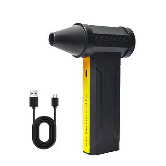 Turbo Fan X6: 200W High-Speed Blower with 160,000 RPM Brushless Motor, 10,000mAh Battery, 4 Speeds & Type-C Charging for Industrial Dust Removal
