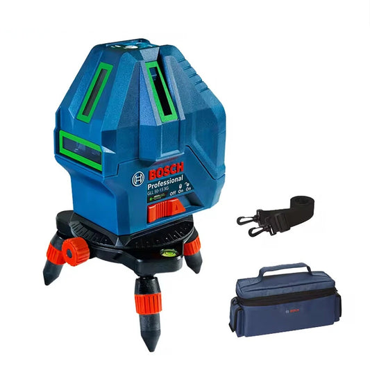 GLL 50-15 XG 3D Professional Green Beam Laser Level - 5 Lines, Self-Leveling Horizontal & Vertical Measuring Tool